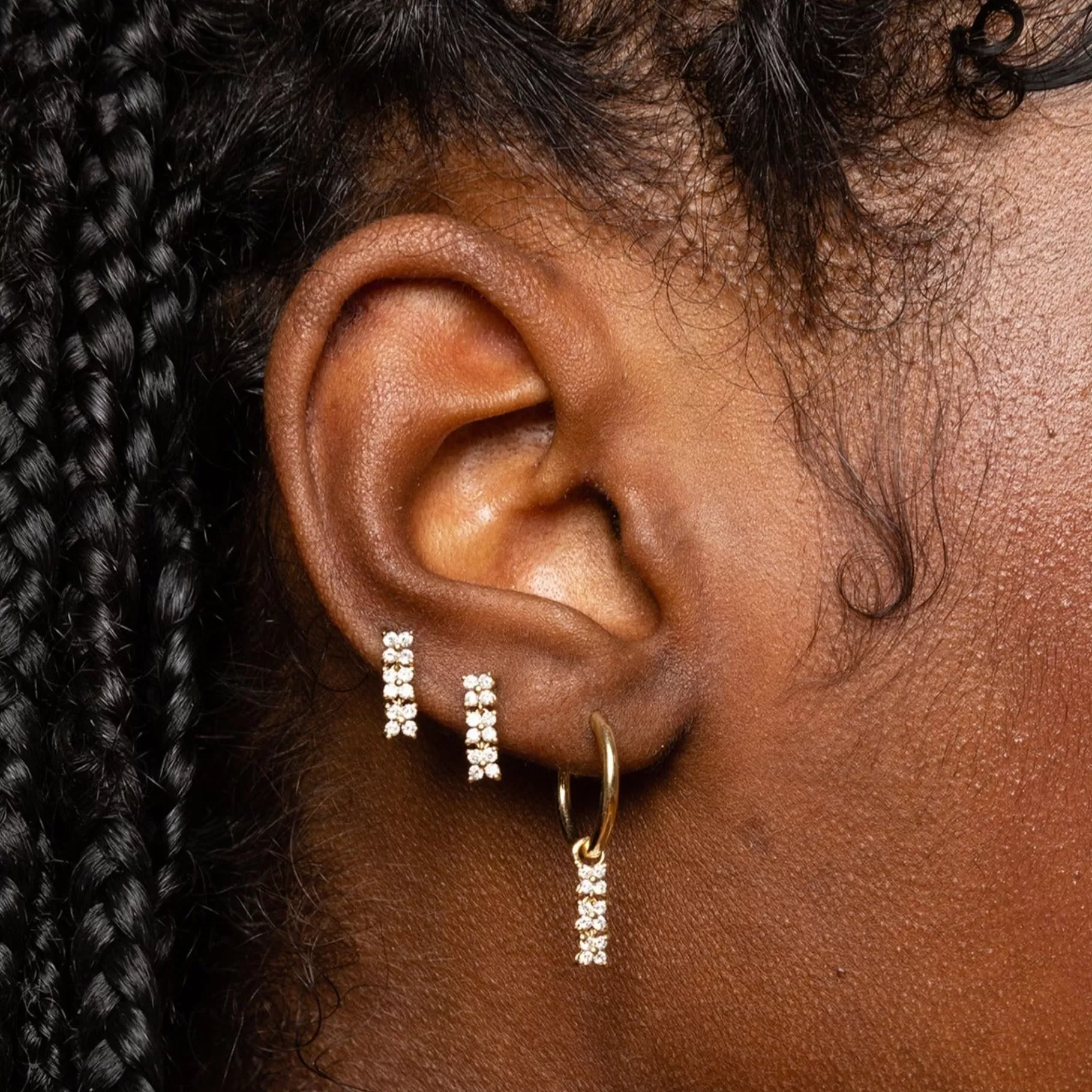 Anissa Kermiche Des Boucles D'Oreilles>Boucle D'Oreille Trio Bronte Dore