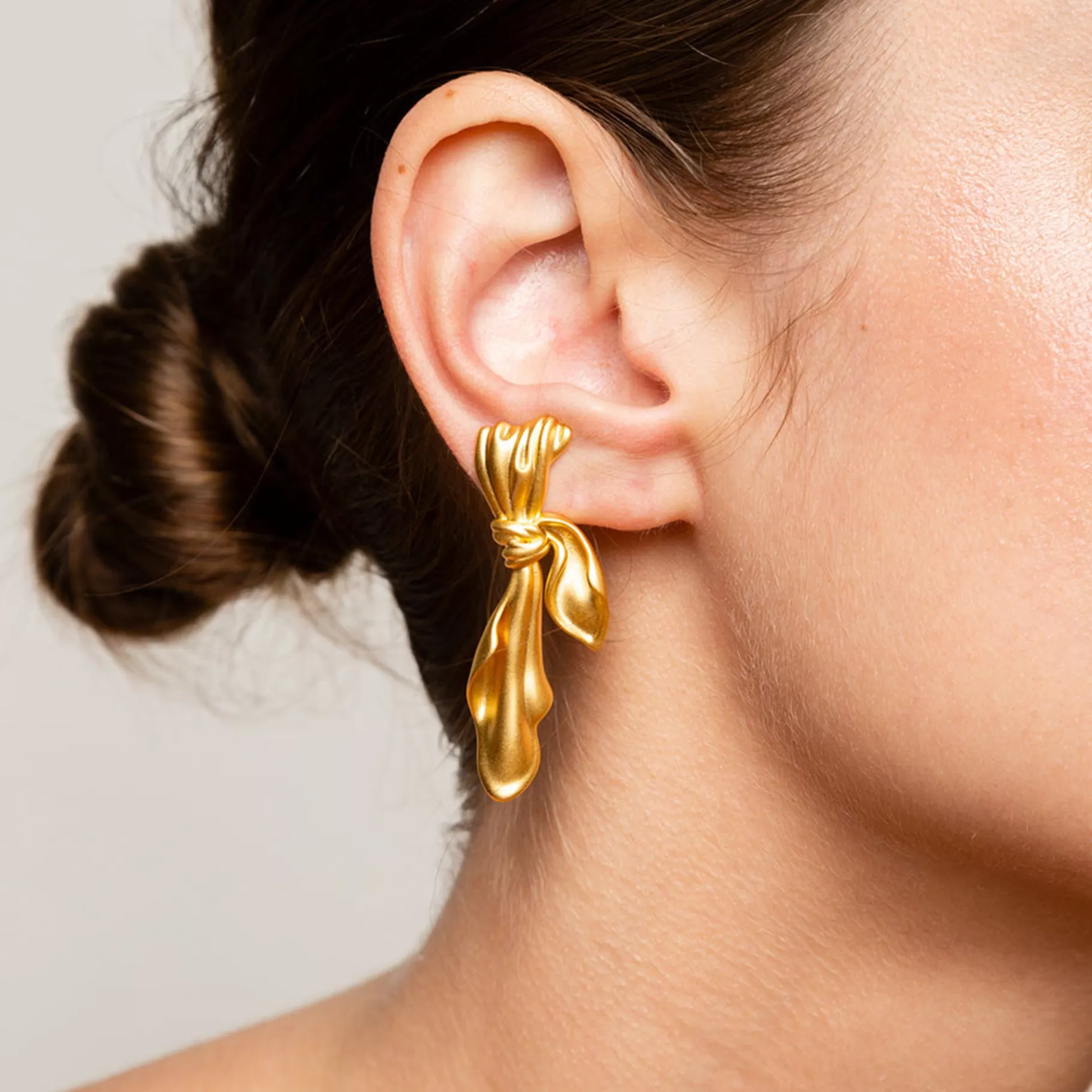 Anissa Kermiche Des Boucles D'Oreilles>Boucles D'Oreilles En Tissu Dore (Or)