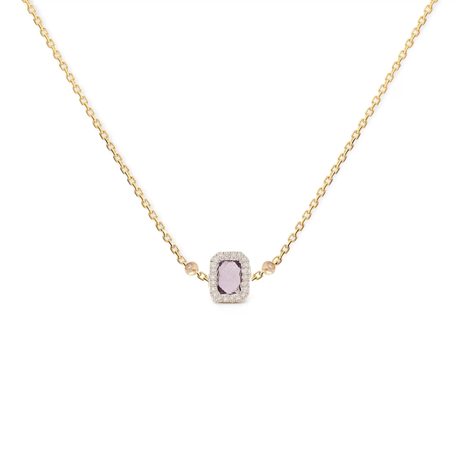 Anissa Kermiche Colliers>Collier D'Amethyste Carre